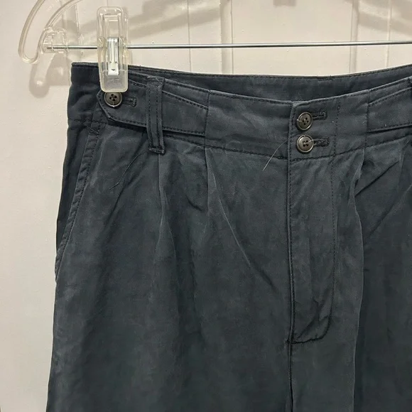 MADEWELL THE HARLOW WIDE LEG PANT BLACK SIZE 6 - Picture 3 of 12